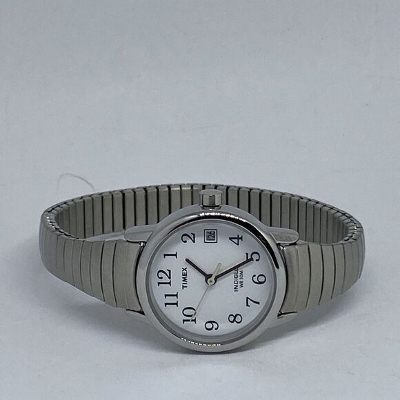 Timex Easy Reader T2H371 Women's Silver Brass Analog Dial Quartz Watch RQ530 - Picture 7 of 12